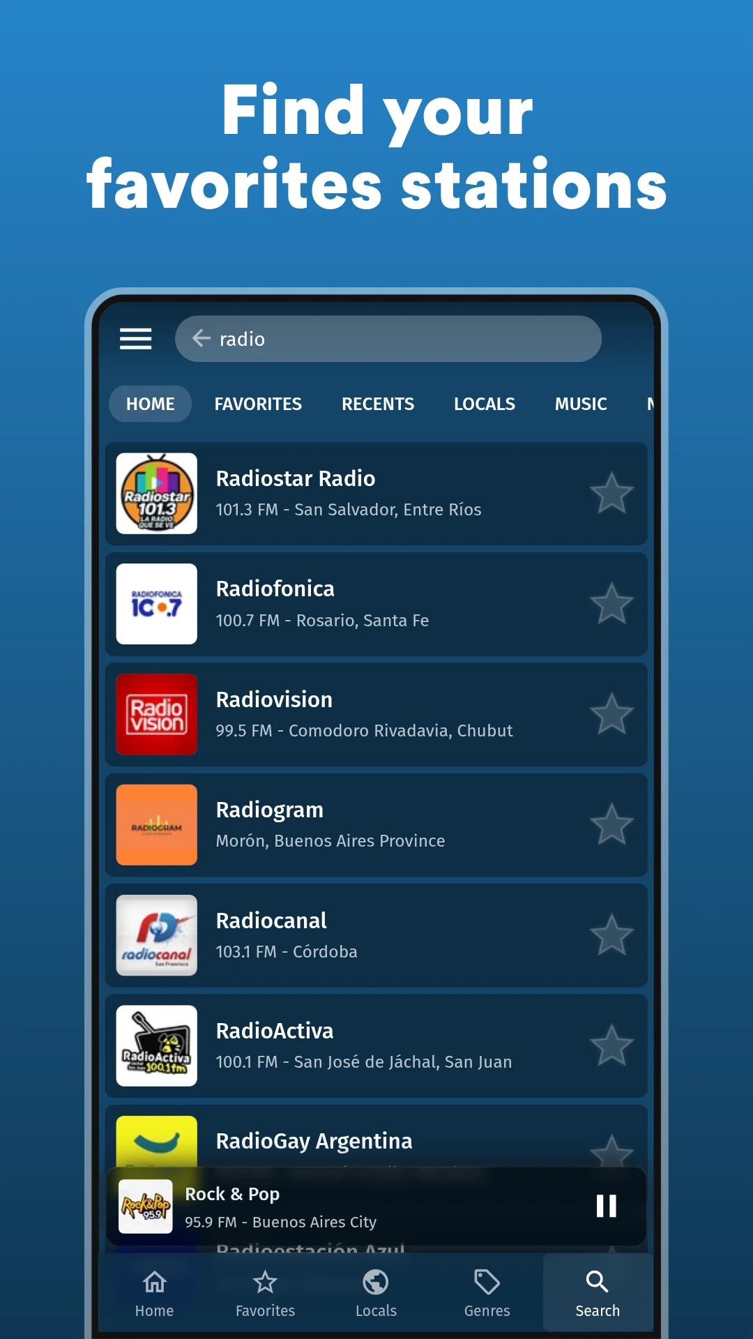 Radio Argentina: FM & AM screenshot