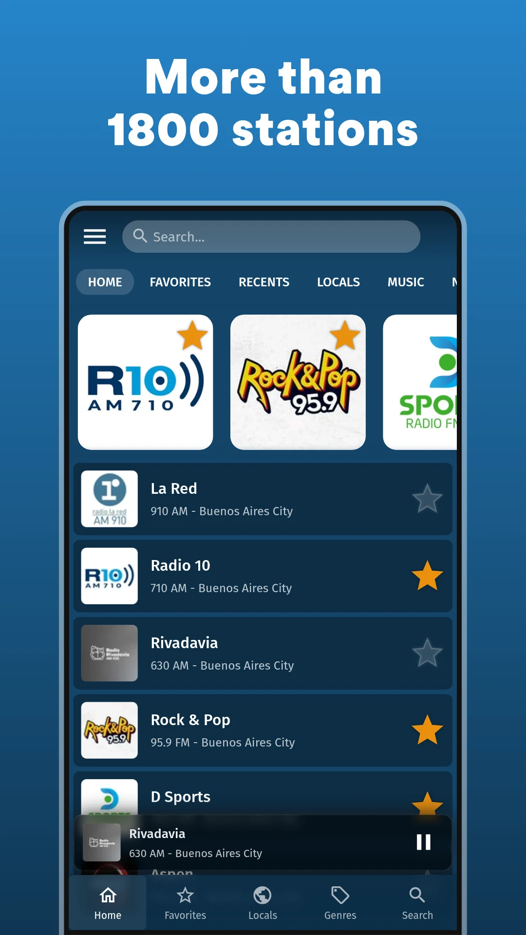 Radio Argentina: FM & AM screenshot